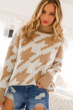 EMMA TURTLE NECK KNIT TOP-TAUPE
