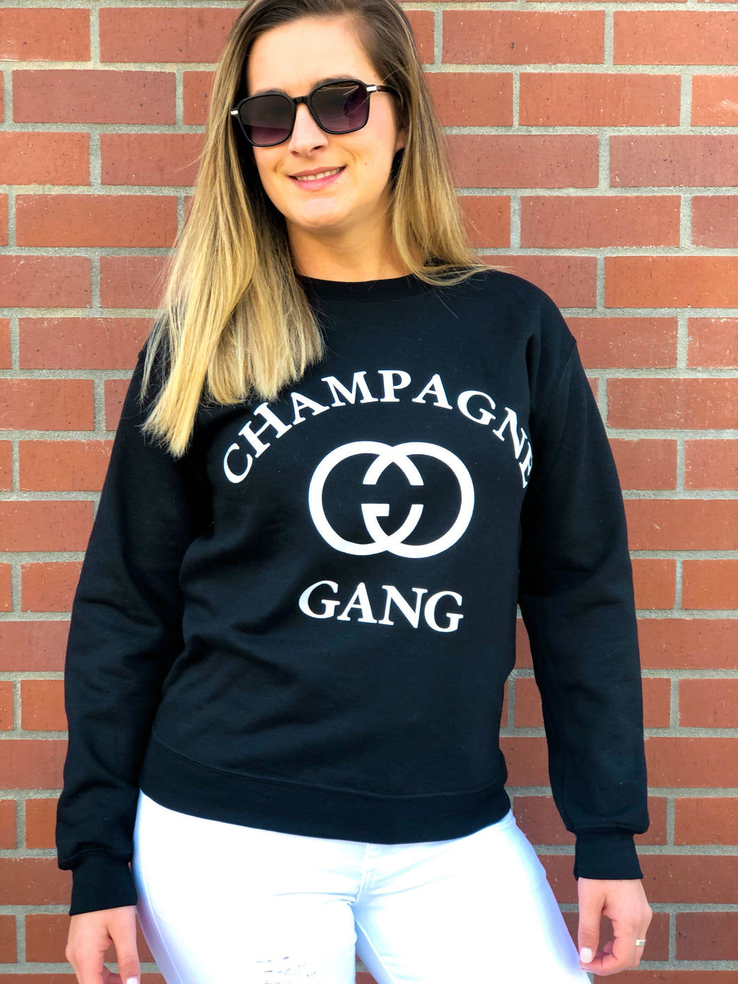 CHAMPAGNE GANG PULLOVER