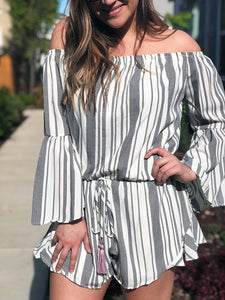 LA BREE OFF THE SHOULDER ROMPER