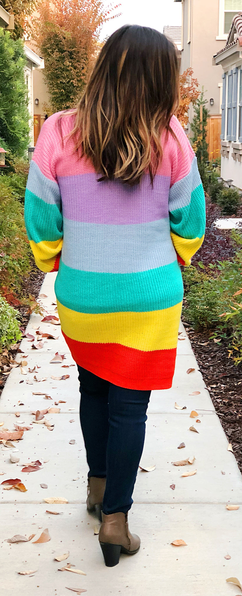 Sweater with sales different colored sleeves
