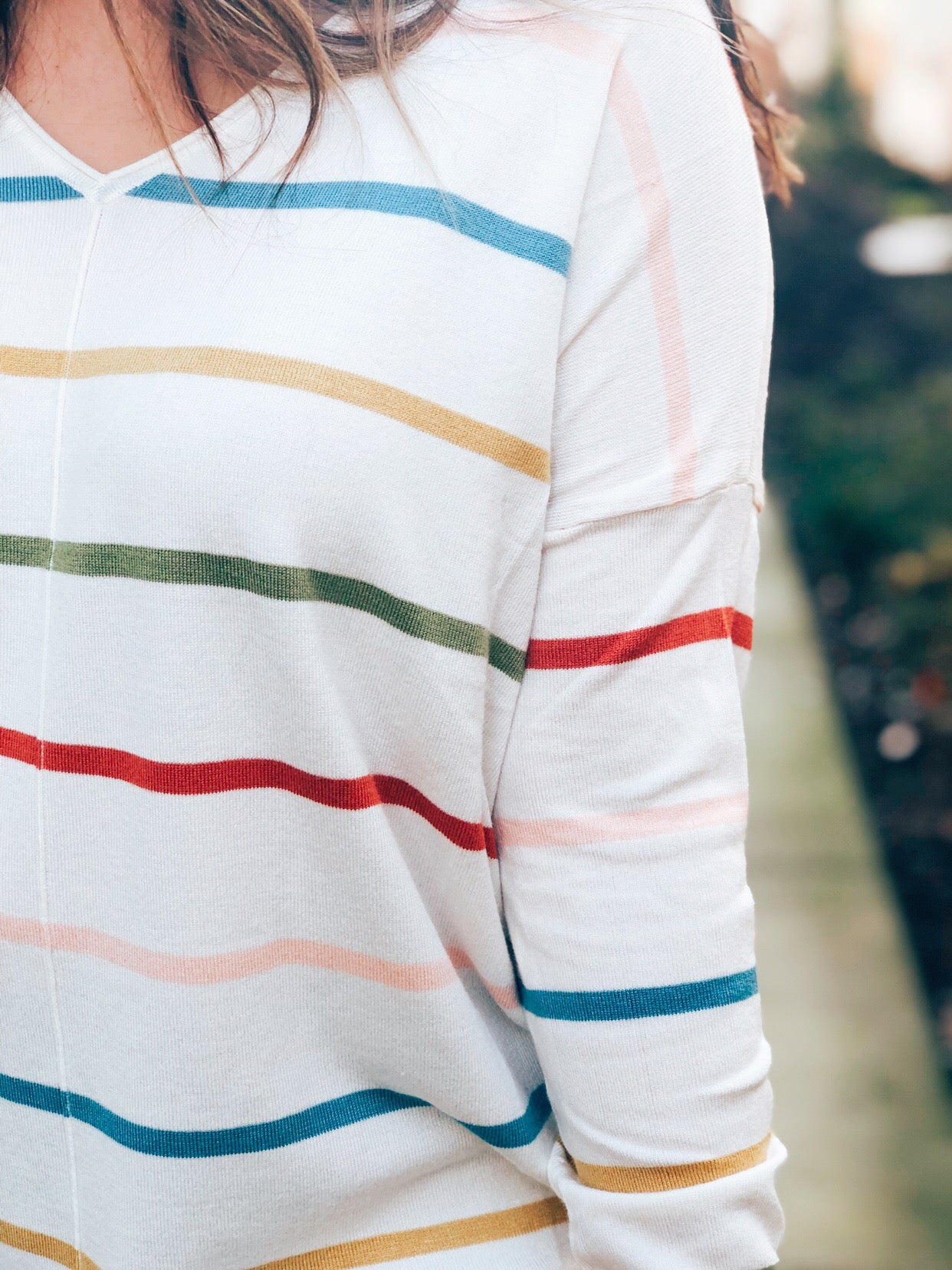 Crew neck 2025 tunic sweater
